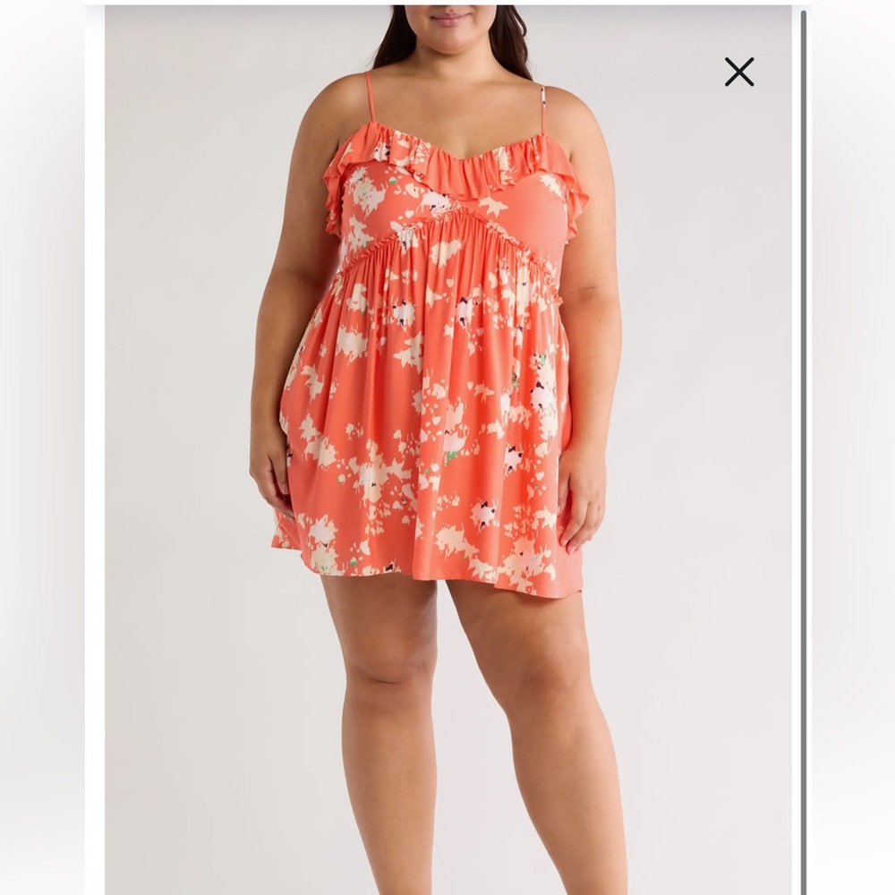 NWT JOIE floral minidress size 2X